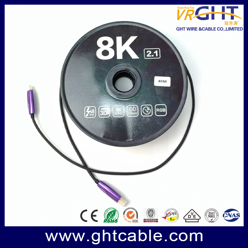 Fiber optic HDTV cable 4k/8k