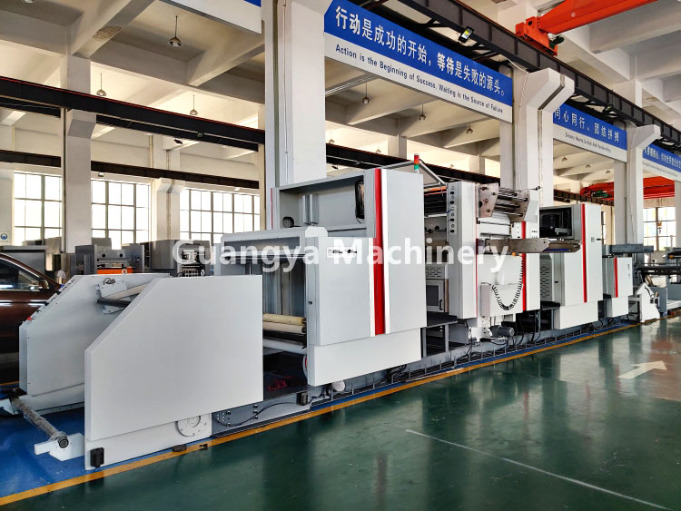 Web Processing Hot Stamping Embossing Machine Sent To India