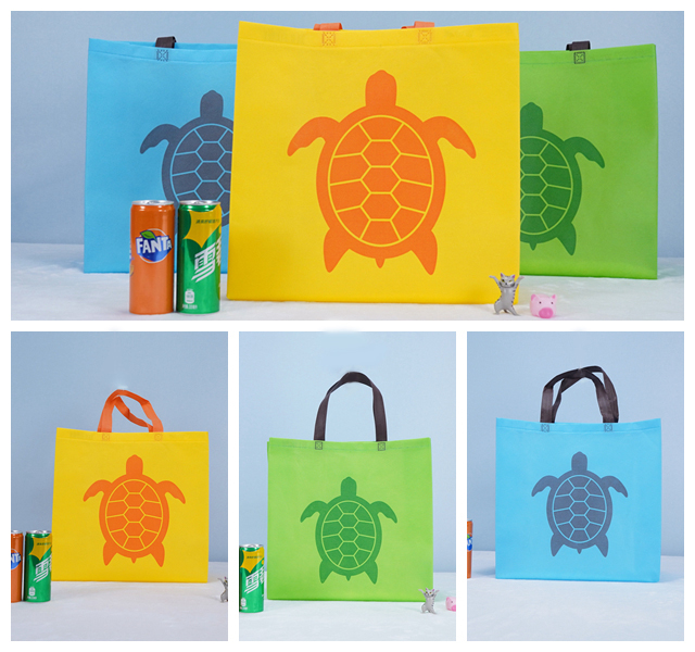 Biodegradable customized pp non woven Summer beach bag with beautiful offset printing