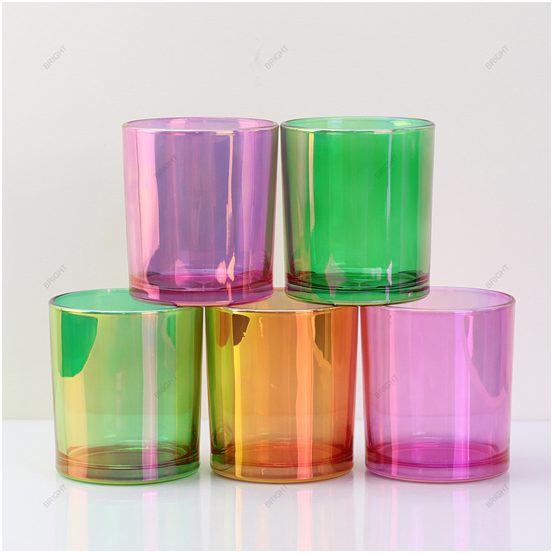 6oz 8oz 10oz Glass Candle Jar with Lid