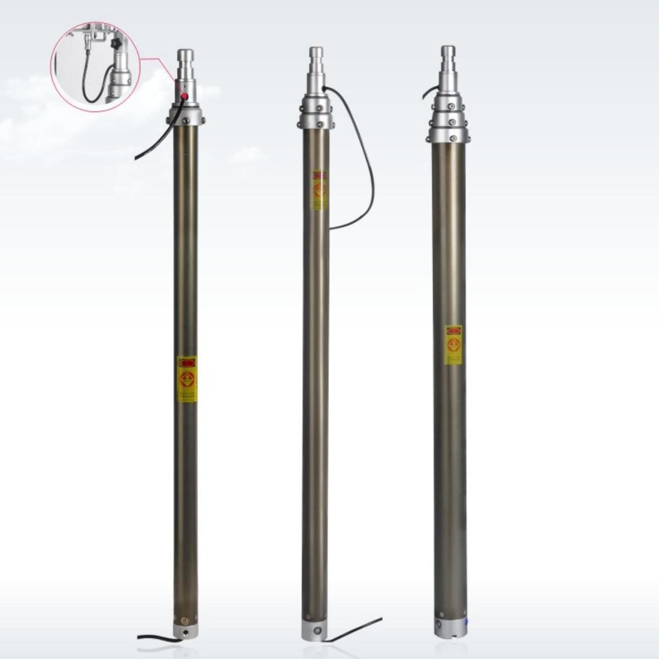 Pneumatic Mast MB Series Non-locking Internal Cable