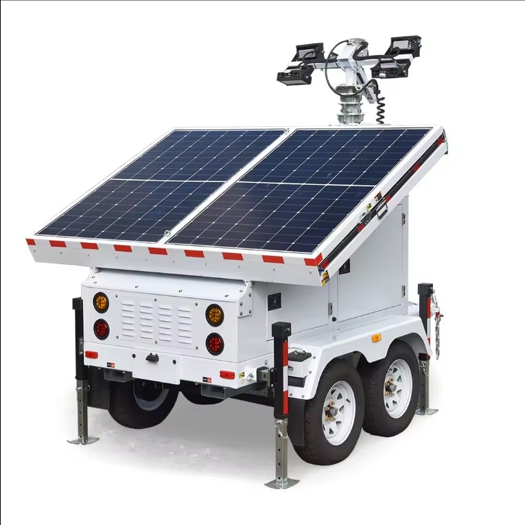 Portable Solar Light Trailer|GOLDEN MASTS