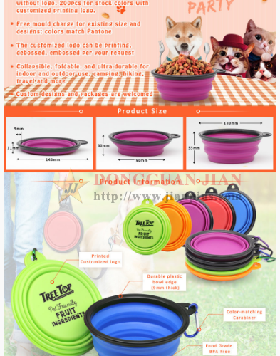 Collapsible Dog Bowls