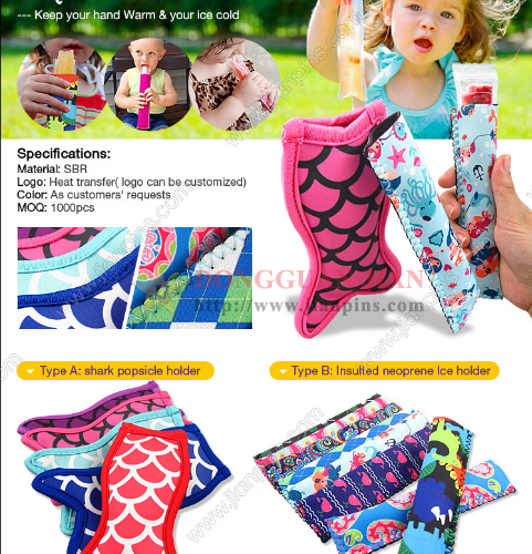 High quality neoprene Popsicle sleeves