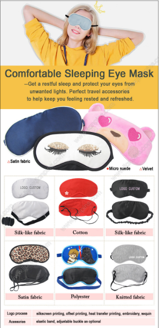 comfortable Sleeping Eye Masks for men women while traveling