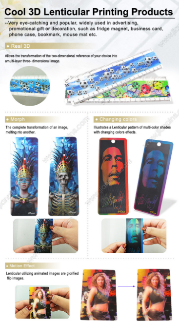 Produtos de impressão lenticular