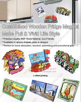 Wooden Fridge Magnets