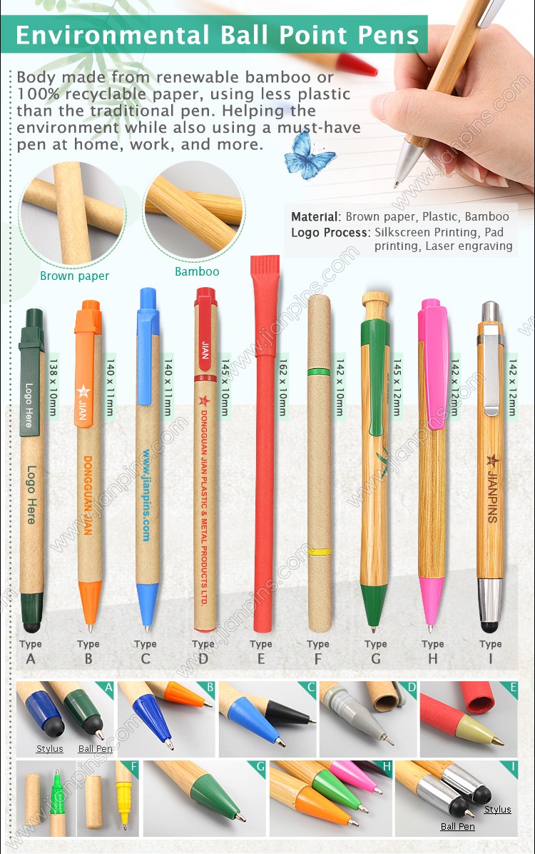 Environmental Friendly Ball Point Pens