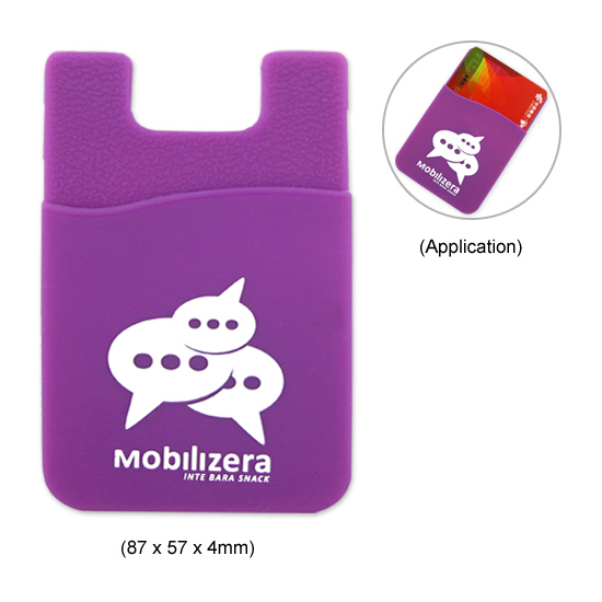 Silicone Card Holders Keep Your Cards/Tickets/Cash/Earphone and More in Handy