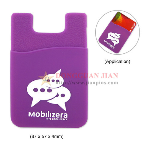 Porte-cartes en silicone