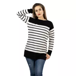 2021 custom boat neck dress sweater with women's knitted zipper sweater dress