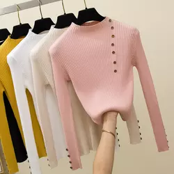 knitted New 2022 Women's Turtleneck,Leggings,Long-sleeved Pullovers,Thickened,Tight Sweaters