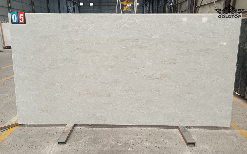 6035 Concrete Blanc Quartz Countertops