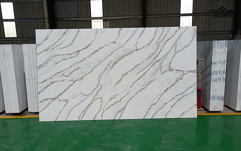 5066 Calacatta Fendy Quartz Slabs