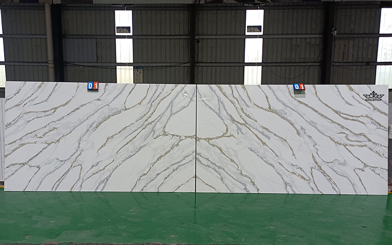 5066 Calacatta Fendy Quartz Slabs