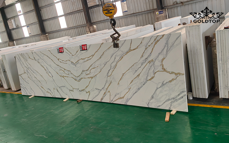 5066 Calacatta Fendy Quartz Slabs