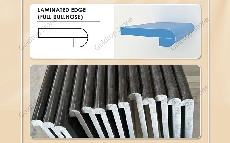 Laminated Edge(Full Bullnose)