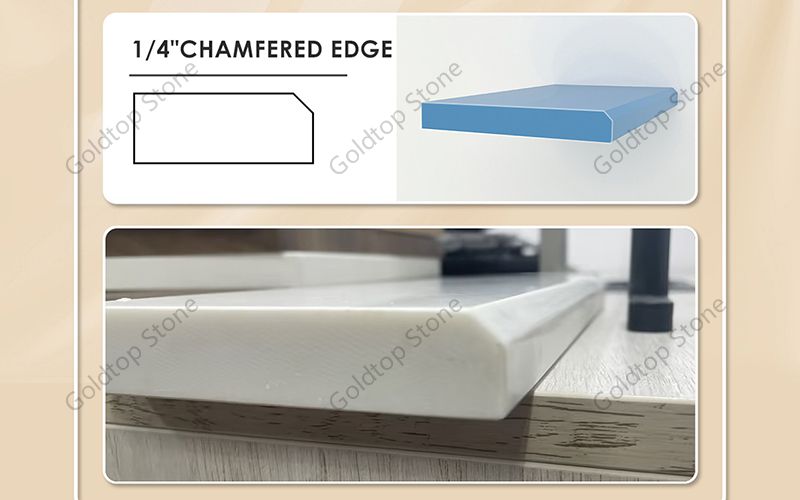 1/4'' Chamfered Edge