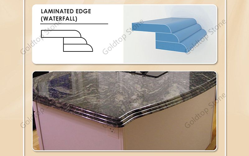 Laminated Edge(Waterfall)