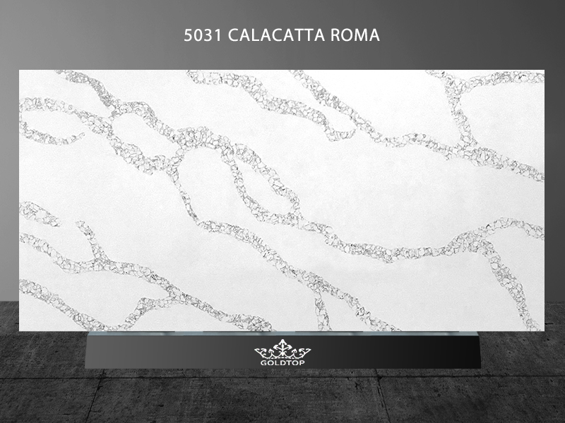 Calacatta-sarjan kvartsi Calacatta kvartsi valkoinen kvartsi Calacatta Roma kvartsi 5031