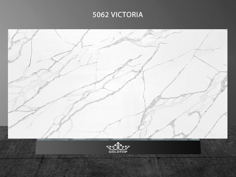 Victoria Calacatta Quartz Kitchen Countertop