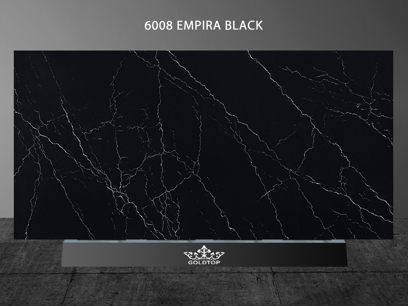 Airy Concrete Empira Black Quartz Factory Price 