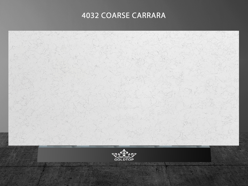 Marble Quartz Coarse Carrara Kitchen Living room 