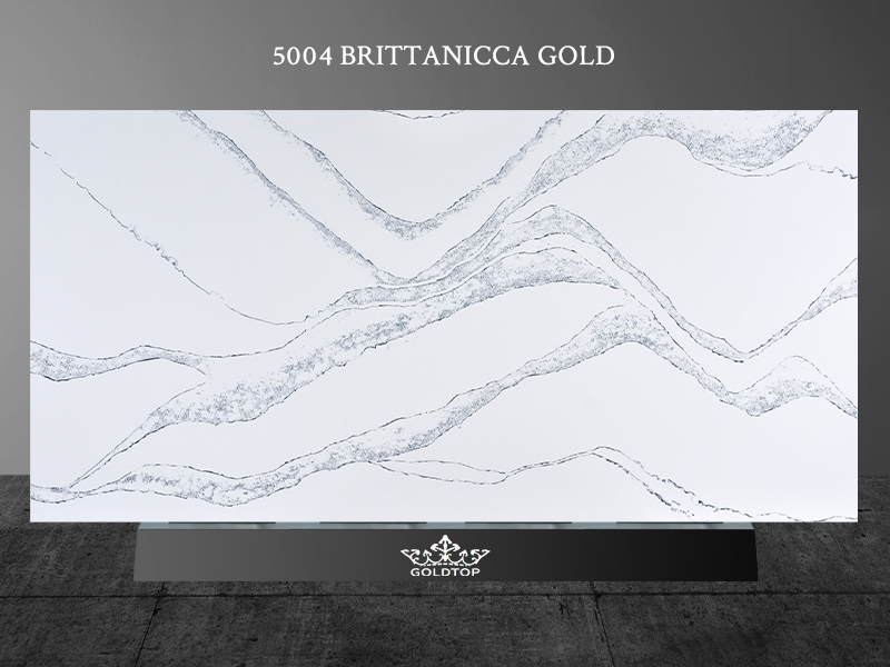 Calacatta Brittanicca Gold Milky Quartz  