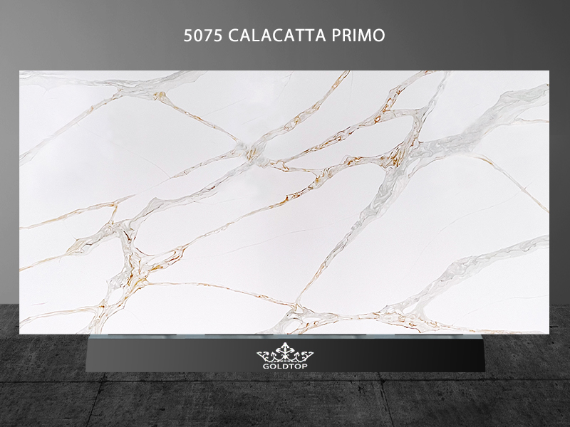 5075 Calacatta Primo Quartz Suppliers Factory Direct Sales