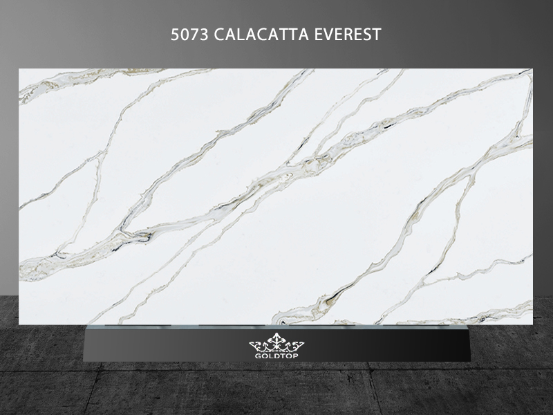 5073 Calacatta Everest  Quartz New Product Stone