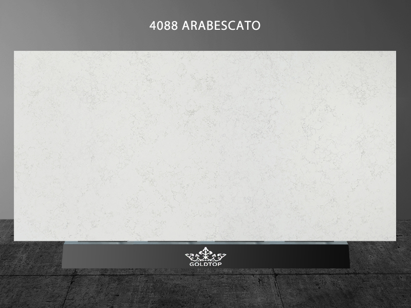 Glitter white Marble Quartz Arabescato New Style 