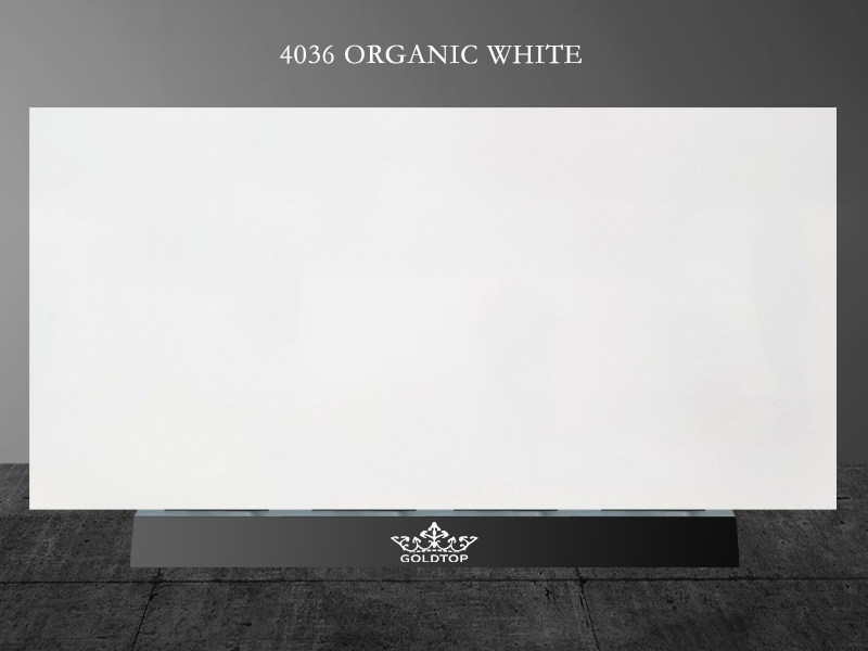 organic white quartz countertop marble Factory Price 4036