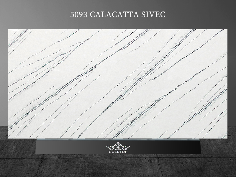 5093 Calacatta Sivec 白色石英