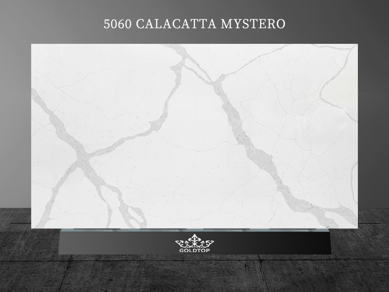 Rugged Mystero FT Calacatta Quartz Countertops Wholesale 5060