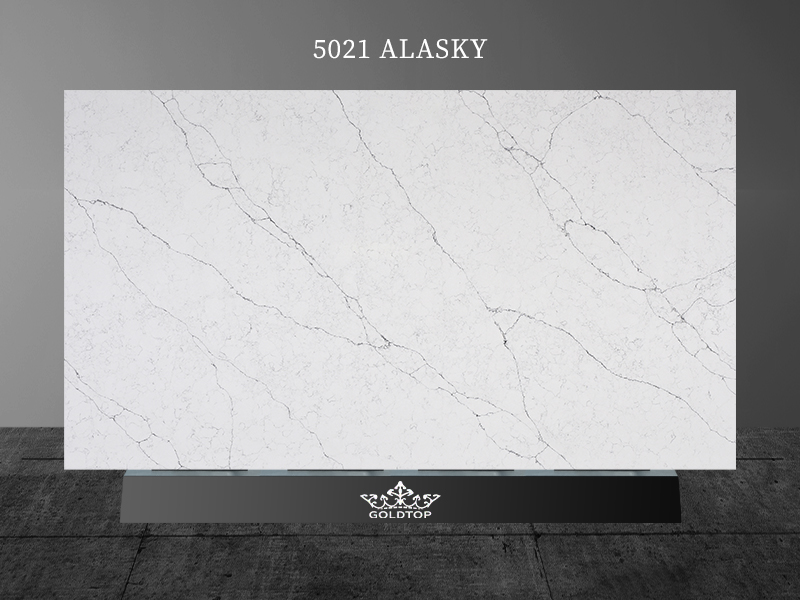 5021 Alasky Geay Quartz Calacatta Countertops