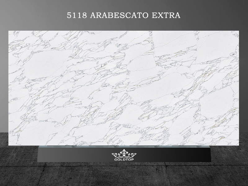 5118 Arabescato Extra artificial stone quartz factory