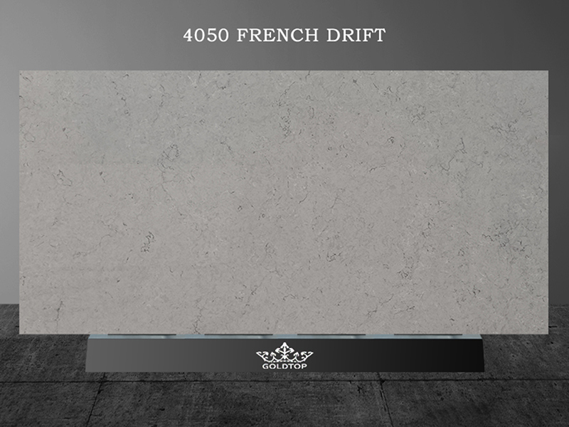 4050 French Drift Marble Quartz Polished Slabs Collection