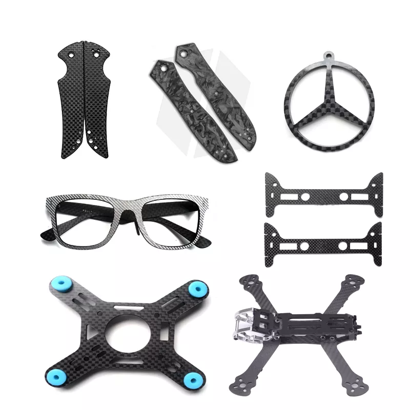 OEM carbon fiber product customize various shapes custom carbon fiber molding parts