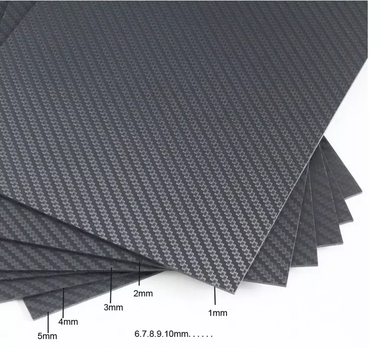 OEM Fiber Carbon Sheet High Quality 3K Carbon Fiber Sheet Light Weight Color Carbon Fiber Sheet