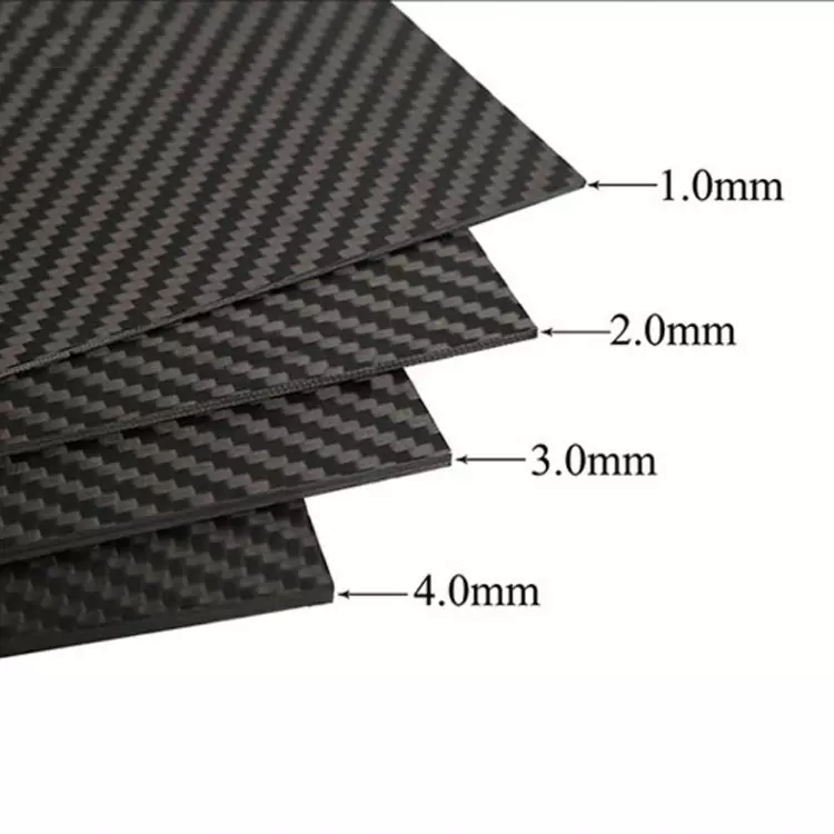 Custom 3K Carbon Fiber Sheet Price Light Weight Carbon Fiber Sheet Plate