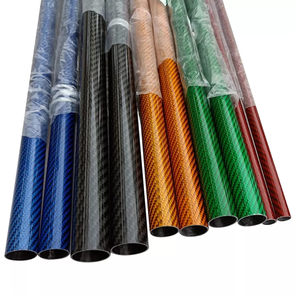 High Quality 3k Carbon Fiber Tube Customized Size Carbon Fiber Tubing