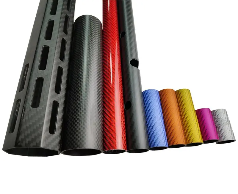 High Quality 3k Carbon Fiber Tube Customized Size Carbon Fiber Tubing