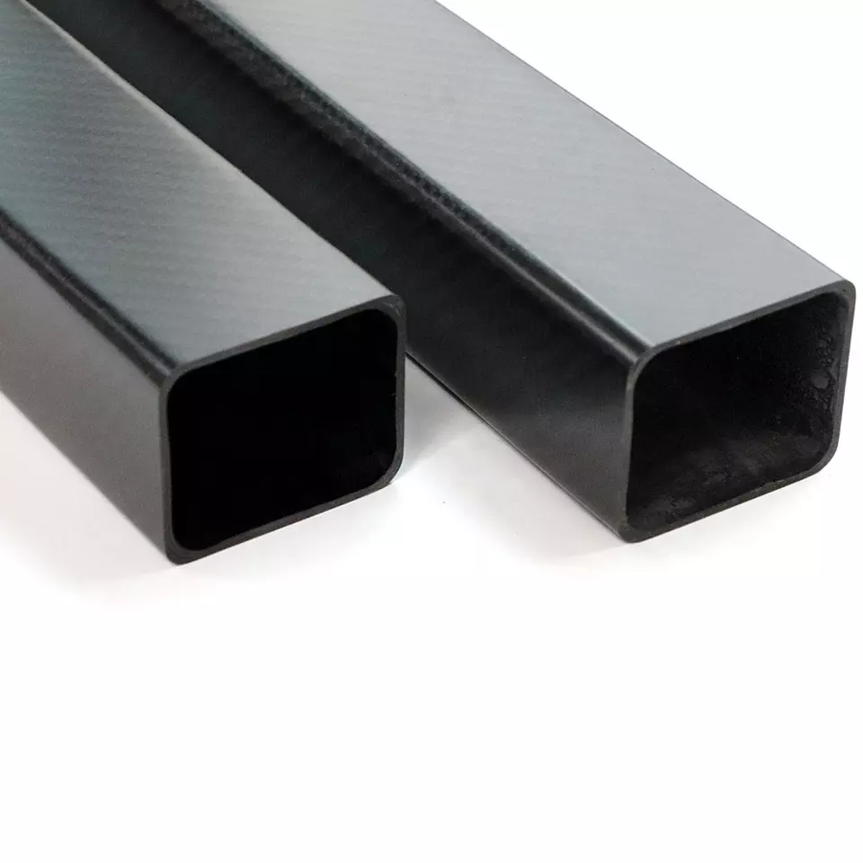 High strength carbon fiber tubing OEM custom 3k twill matte/glossy carbon fiber square tube