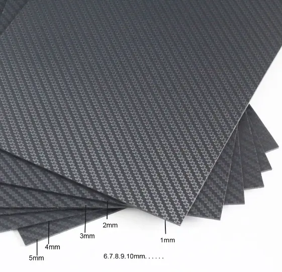 3k Carbon Fiber Sheet Light Weight Heat Resistant Carbon Fiber Sheet