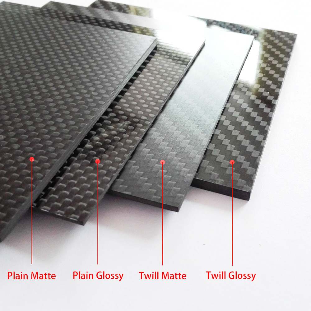 3K Twill Matte Carbon Fiber Plates 0.2-60MM