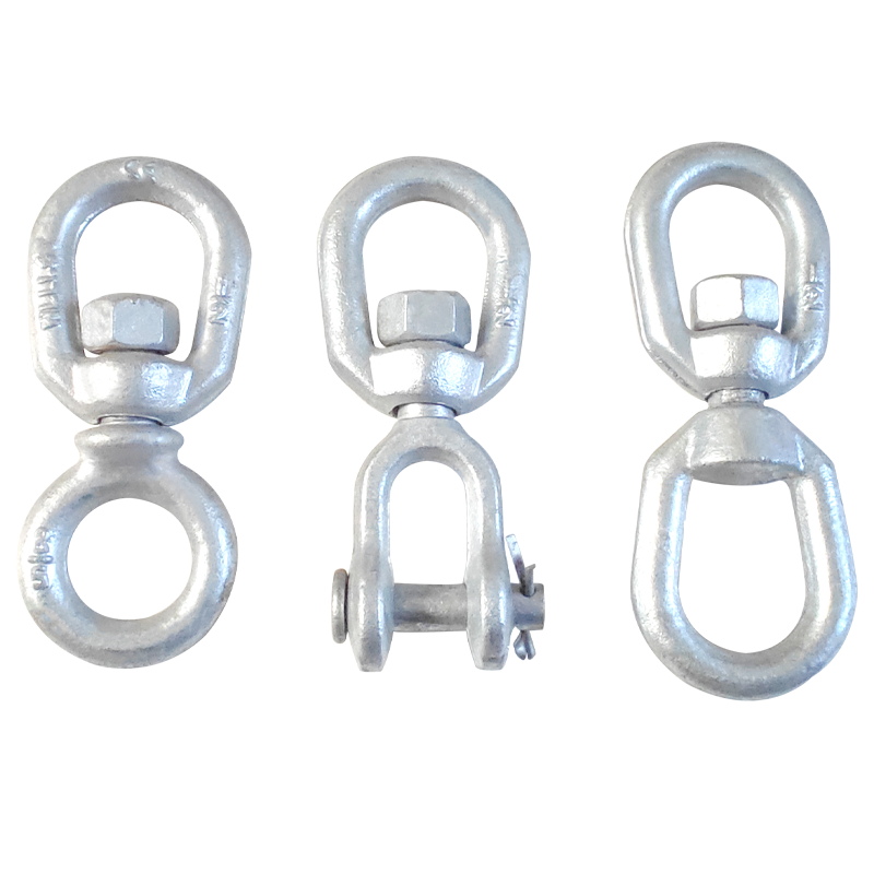 Chain Swivel Ring, G401 eye ring chain swivel, G402 eye and eye regular swivel, G403 Jaw end swivel