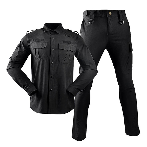 Black Long Sleeve Security Guard Uniforms，Black Long Sleeve Security Guard Uniforms