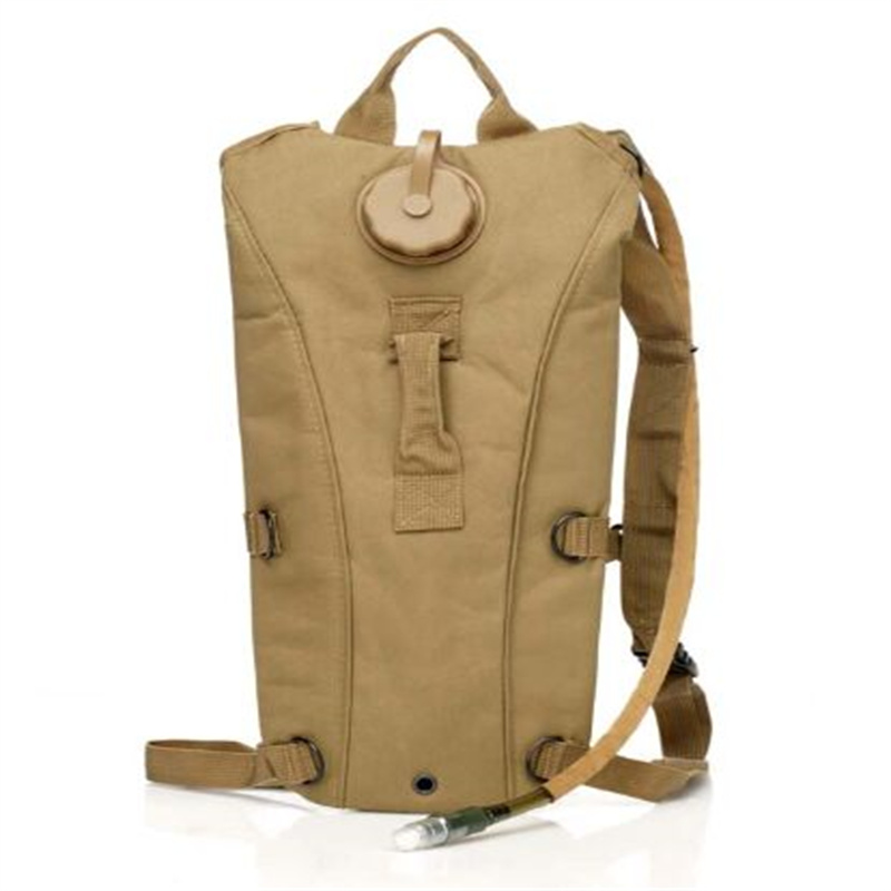 military khaki water bag 