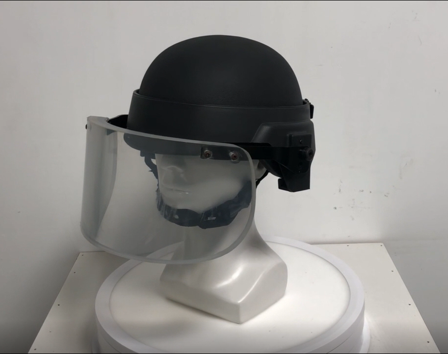 PASGT M88 Level IIIA PE Aramid Ballistic Helmet With Visor