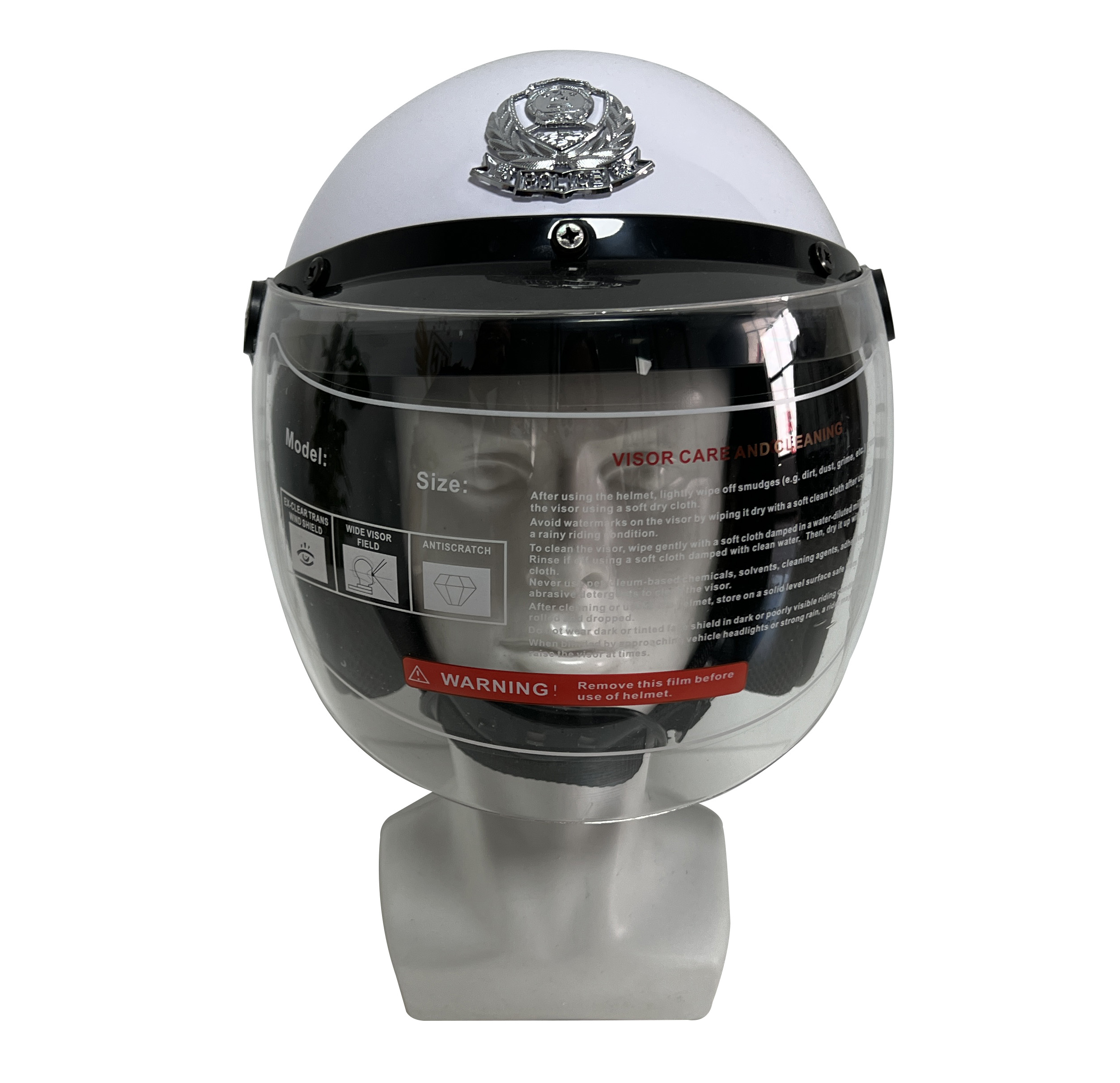 Full Face Protection Anti Riot Helmet With Visor